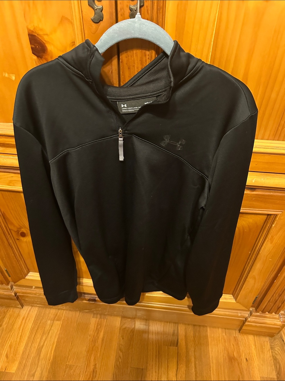 Under Armour Black Men's Quarter-Zip Performance Jacket